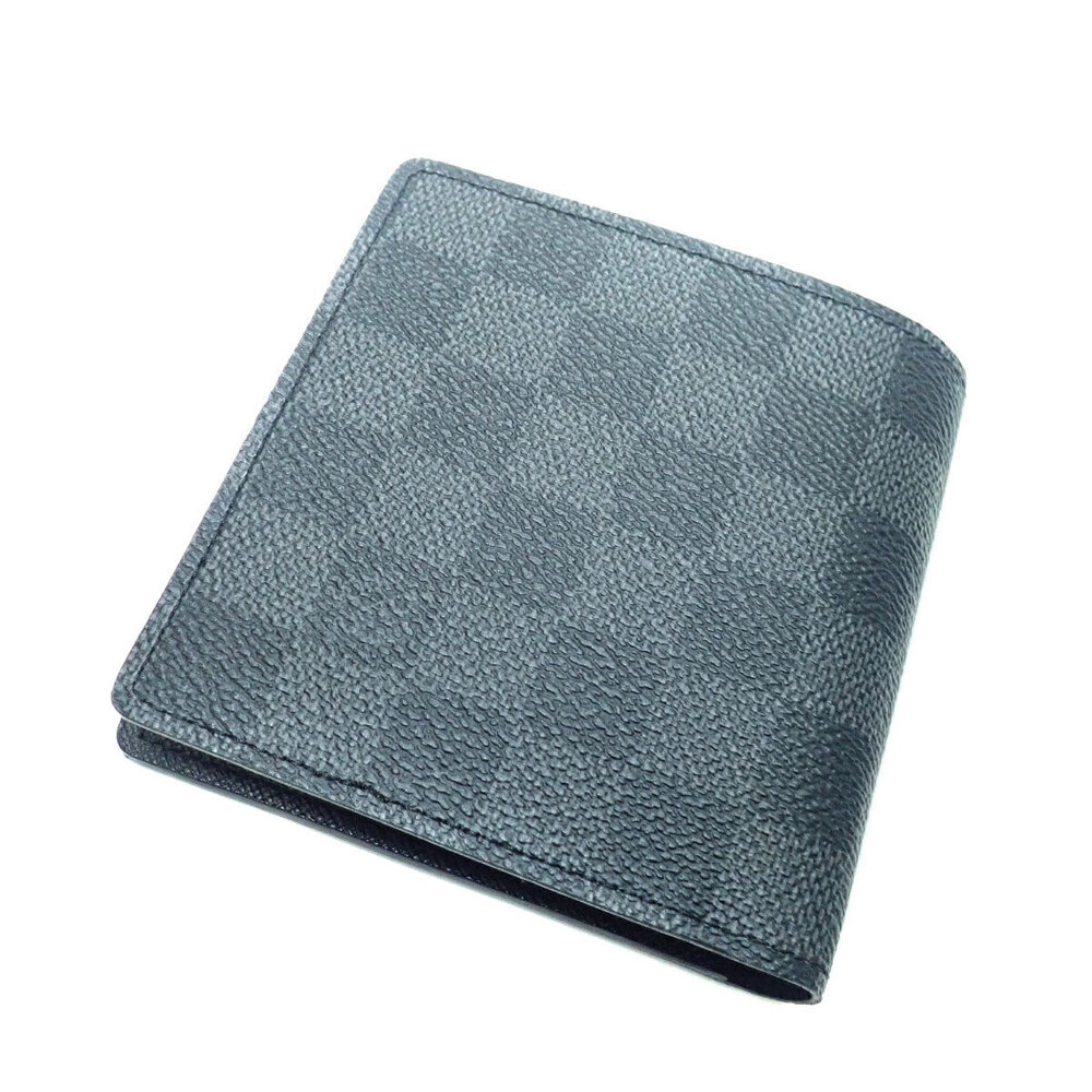 Louis Vuitton Wallet Marco Portefeuille Canvas fold Damier Bi Brown